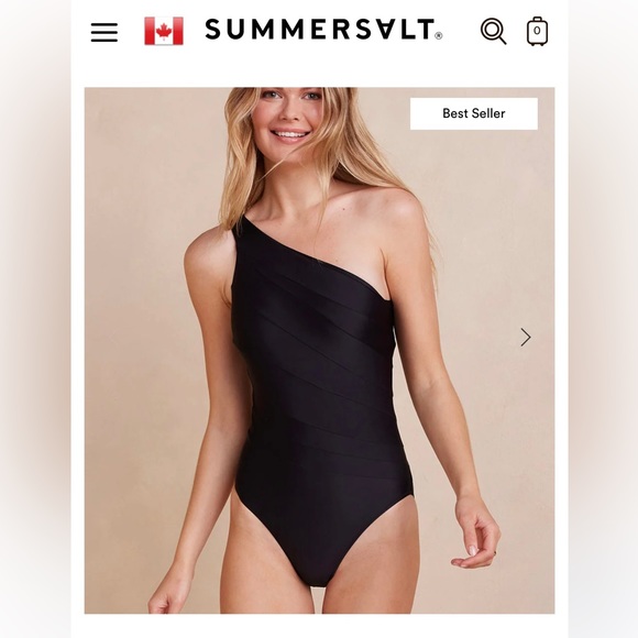 summersalt Other - Summersalt - The Sidestroke in “Sea Urchin” (black), size 2. Brand new with tags